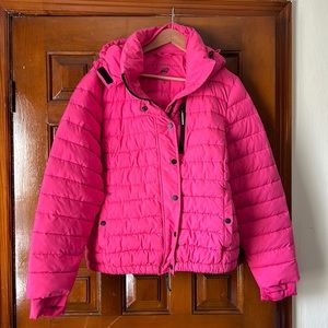 BCBGMAXAZARIA Barbie Pink Puffer Jacket